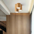 Moderne houten LED plafondlamp