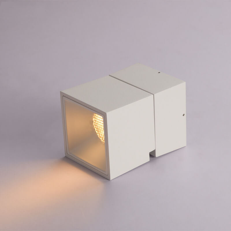 Moderne aluminium semi-flush mount plafondlamp