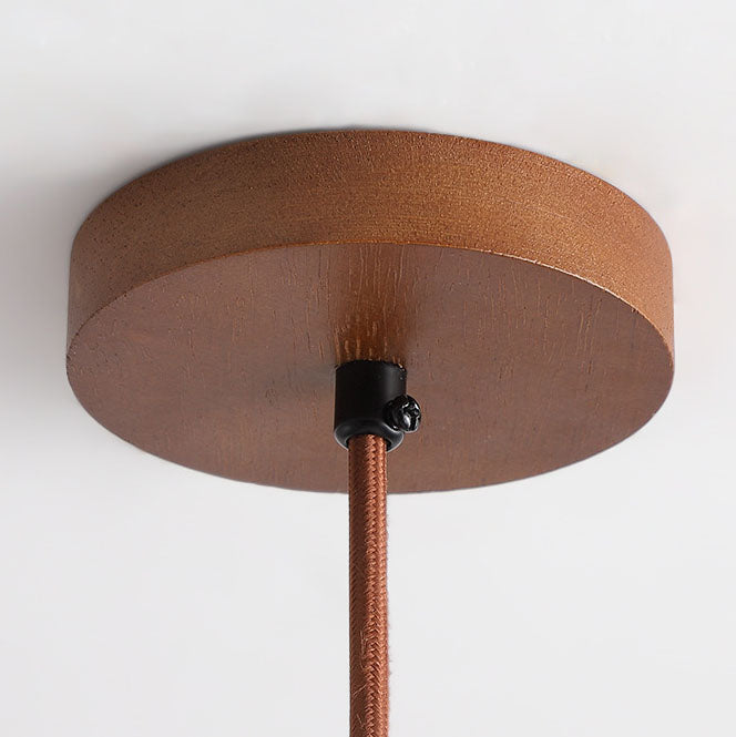 Japanse Hanglamp Geel Travertin LED