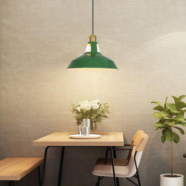 Industriële Elegante Groene Hanglamp
