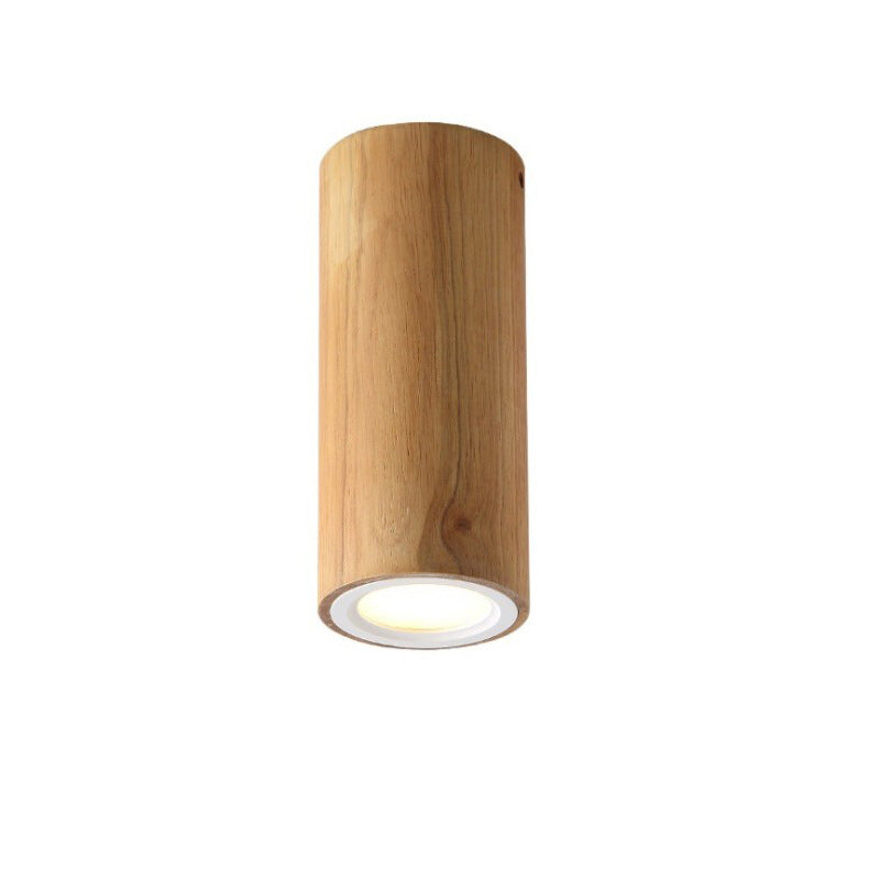 Moderne houten LED plafondlamp
