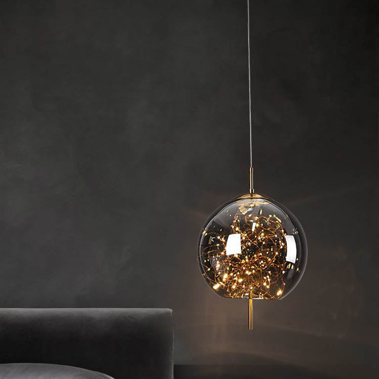 Scandinavische Glazen LED Hanglamp