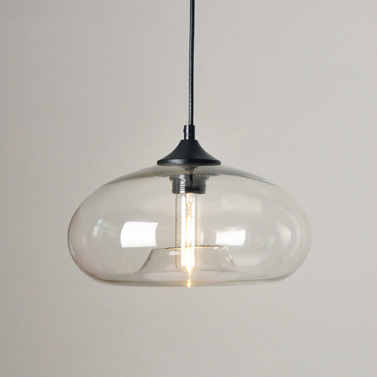 Industriële Glazen Hanglamp Ø28 cm