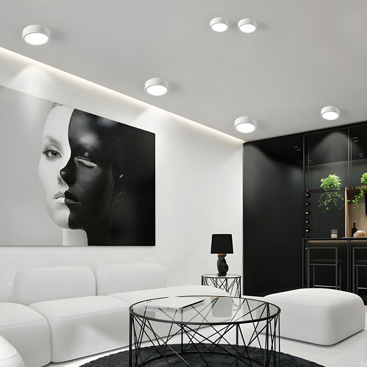 Minimalistische LED Plafondlamp