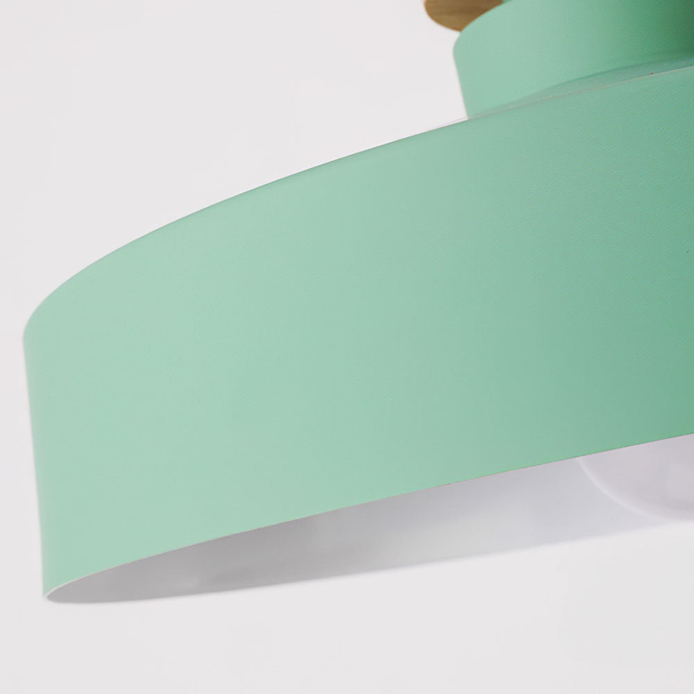 Scandinavische houten hanglamp