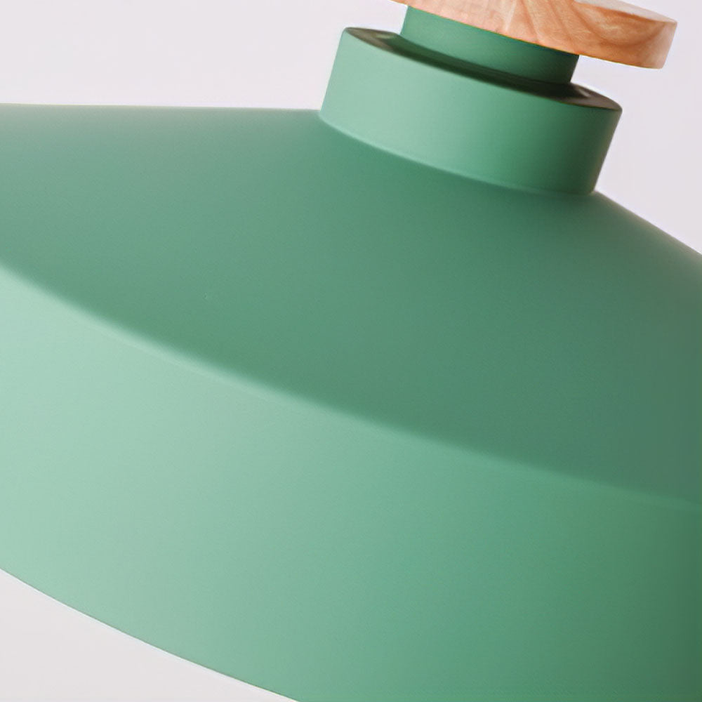 Scandinavische houten hanglamp