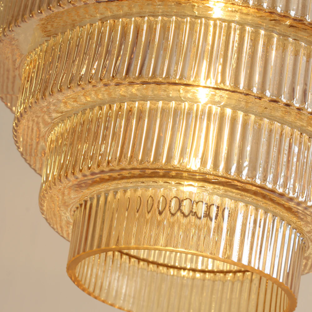 Golvende Glazen Hanglamp