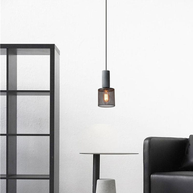 Industriële Smokey Plafondlamp