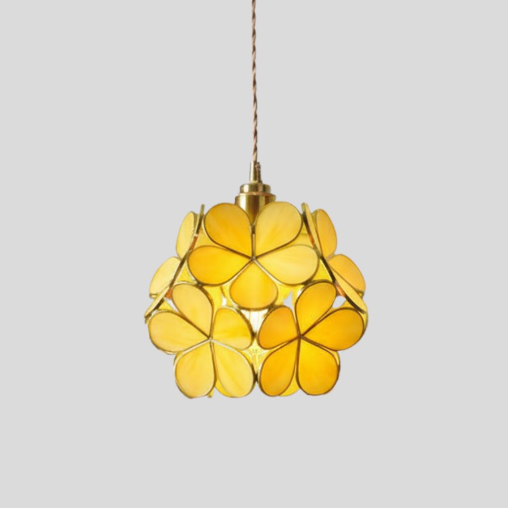 Vintage Glazen Hanglamp