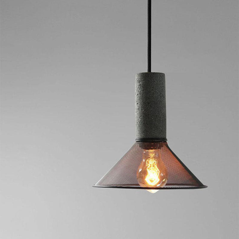 Industriële Smokey Plafondlamp