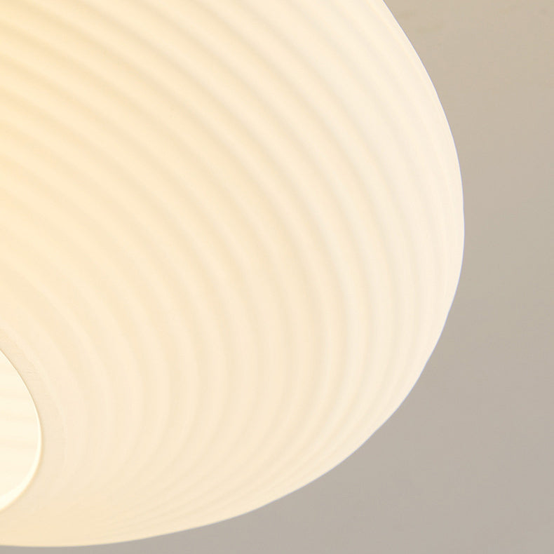Moderne Japandi Plafondlamp Hout en Glas
