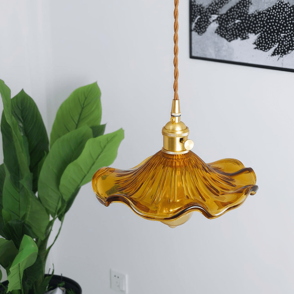 Hibiscus Glazen Hanglamp