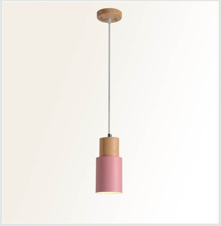 Moderne Hanglamp van Metaal en Hout