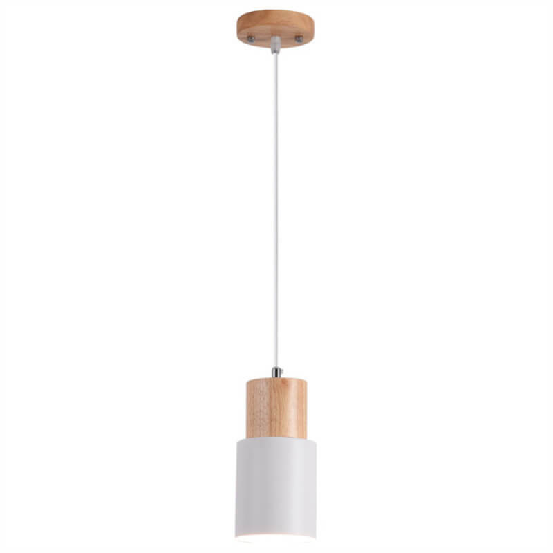 Moderne Hanglamp van Metaal en Hout