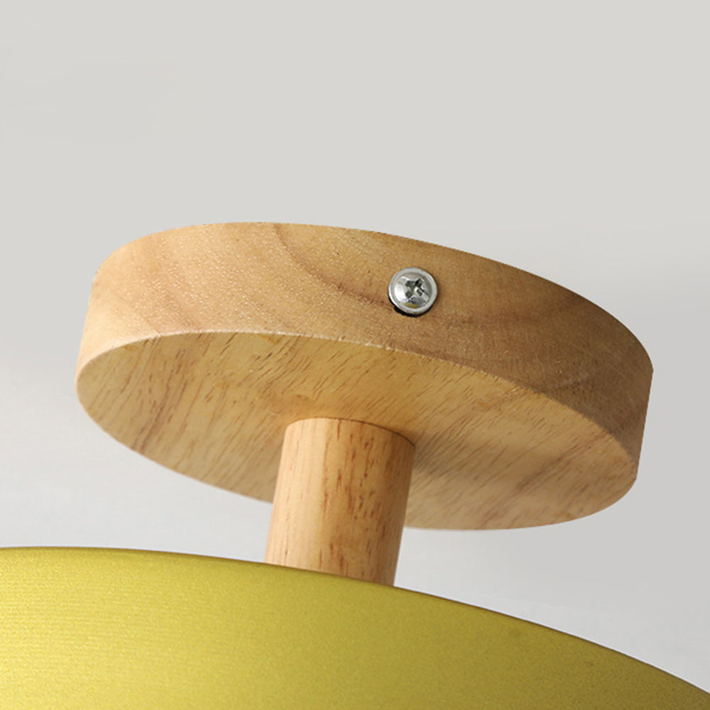 Scandinavische Plafondlamp Hout