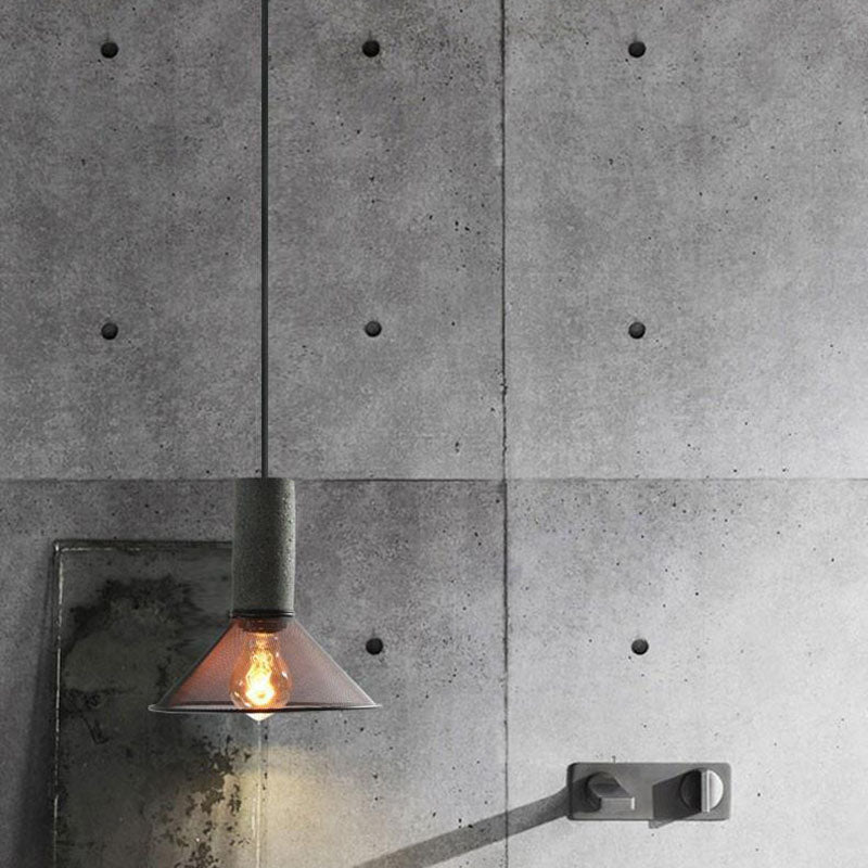 Industriële Smokey Plafondlamp