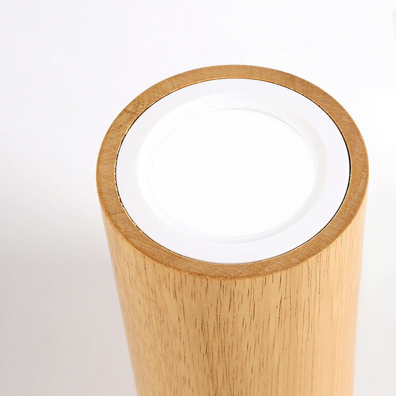 Moderne houten LED plafondlamp