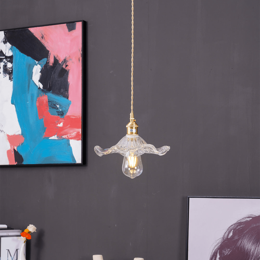 Hibiscus Glazen Hanglamp