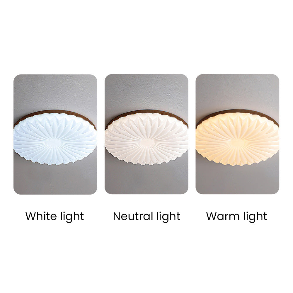 LumiWood Plafondlamp Hout en Acryl
