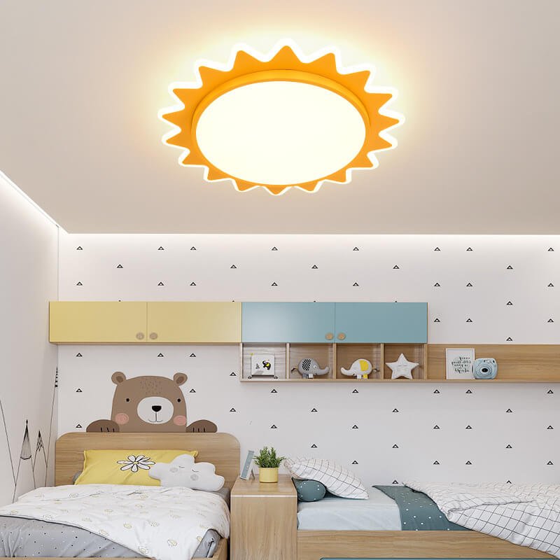 LED Plafondlamp Geel Design