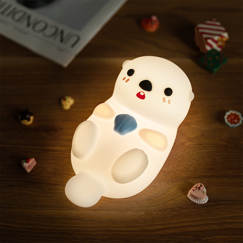 Cheeky siliconen otter nachtlamp