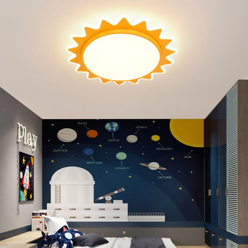 LED Plafondlamp Geel Design