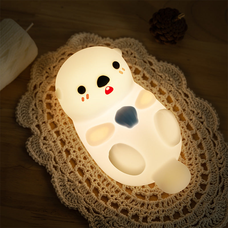 Cheeky siliconen otter nachtlamp