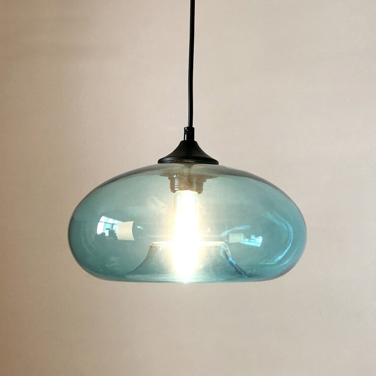 Industriële Glazen Hanglamp Ø28 cm