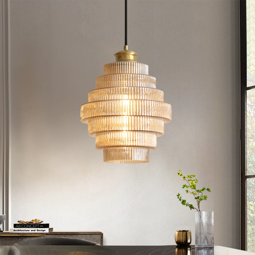 Golvende Glazen Hanglamp