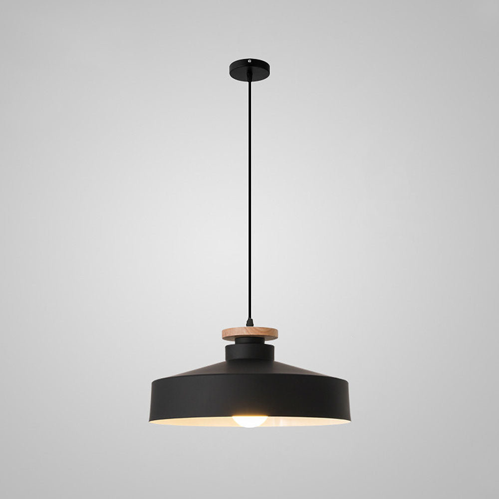 Scandinavische houten hanglamp