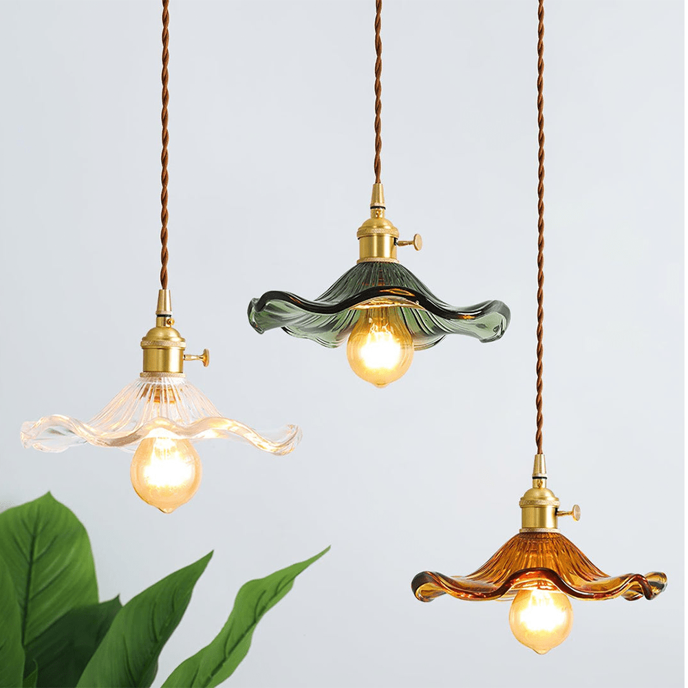 Hibiscus Glazen Hanglamp