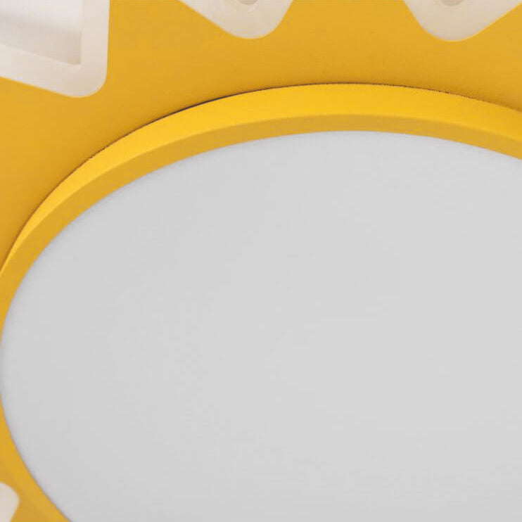 LED Plafondlamp Geel Design
