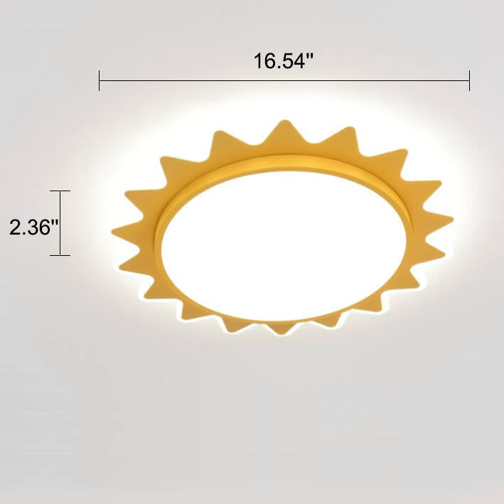 LED Plafondlamp Geel Design