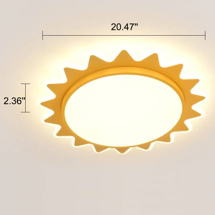LED Plafondlamp Geel Design