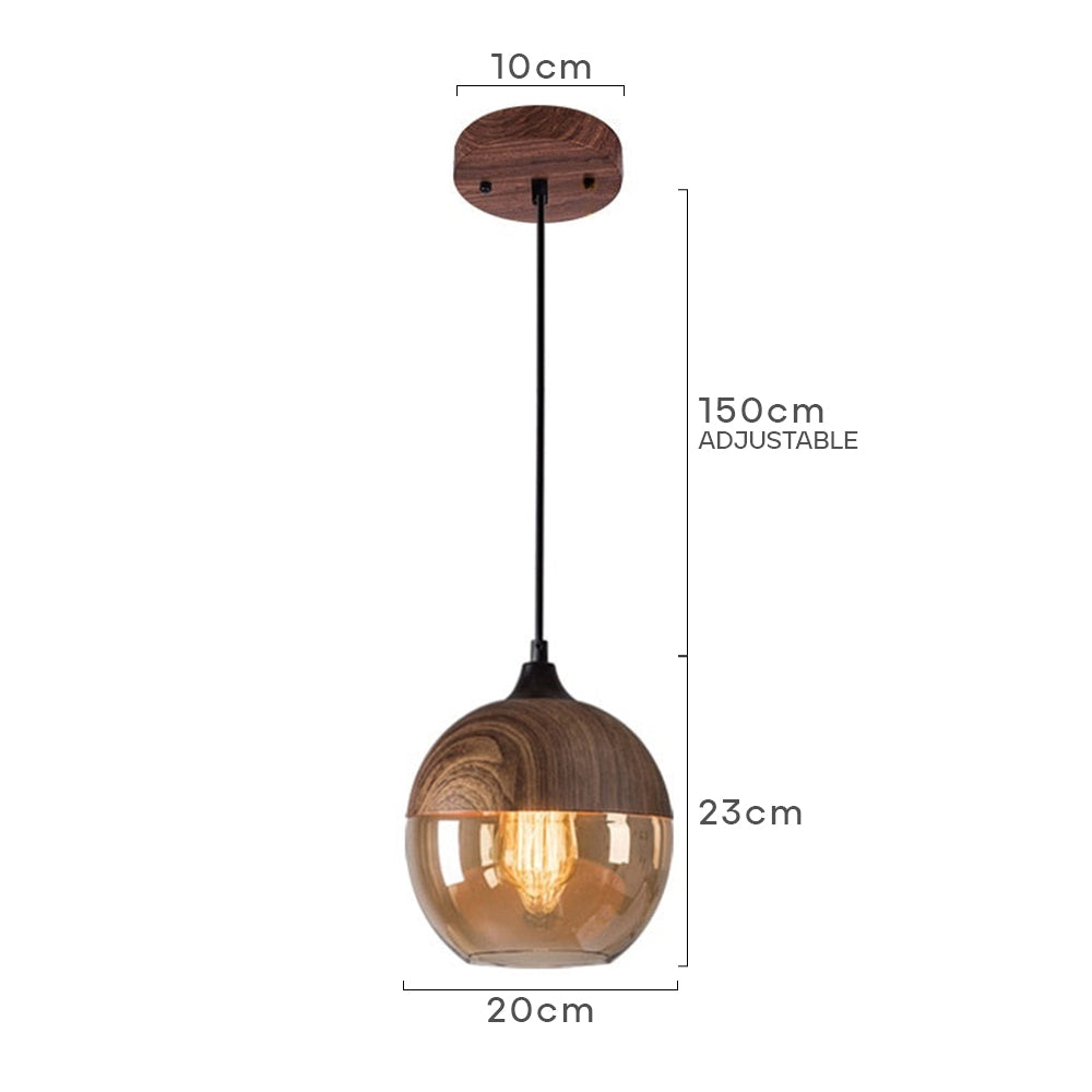 Houten Hanglamp