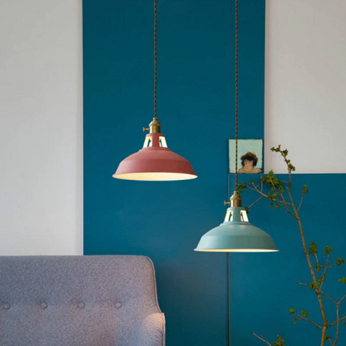 Retro pastel hanglamp