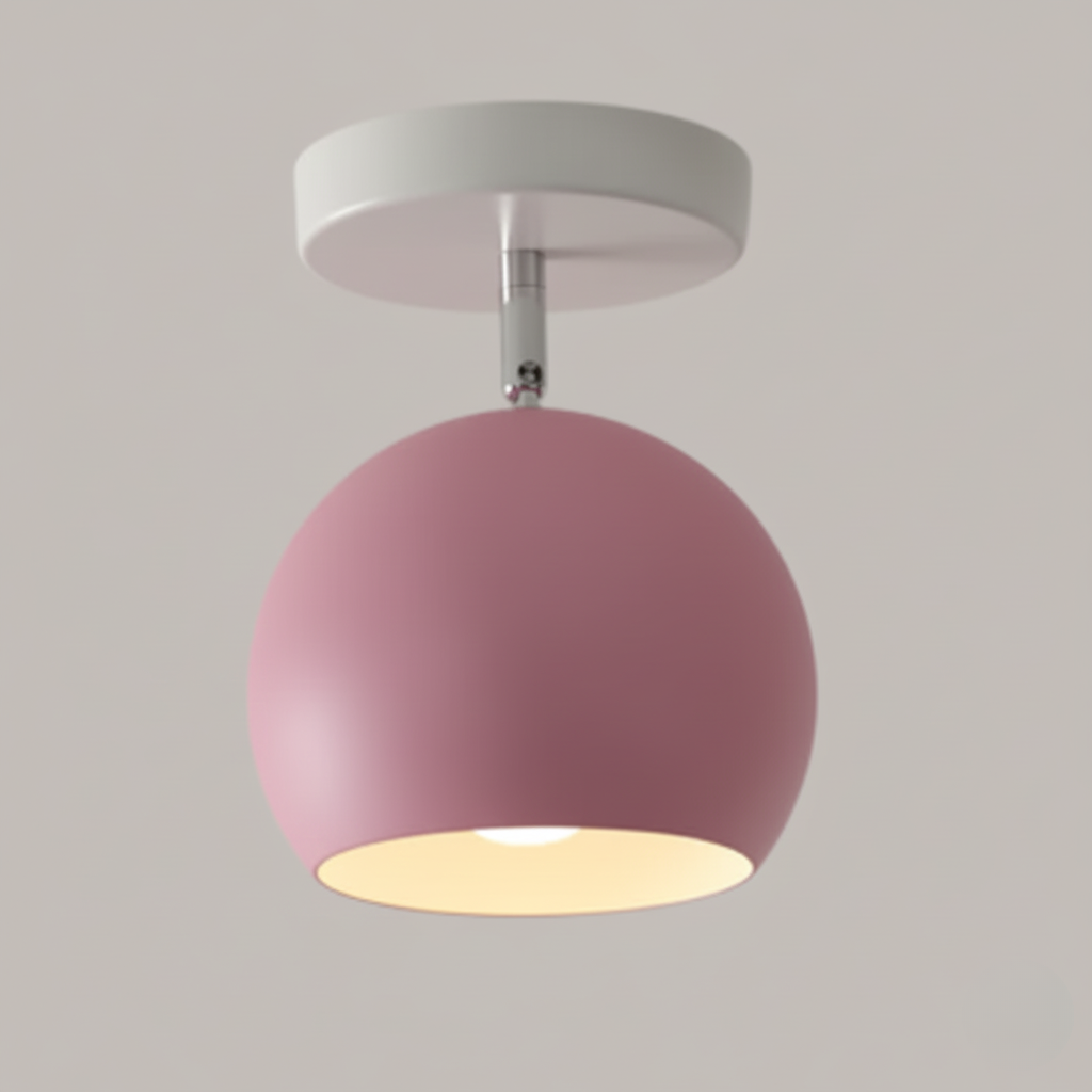 Moderne Scandinavische semi-flush plafondlamp