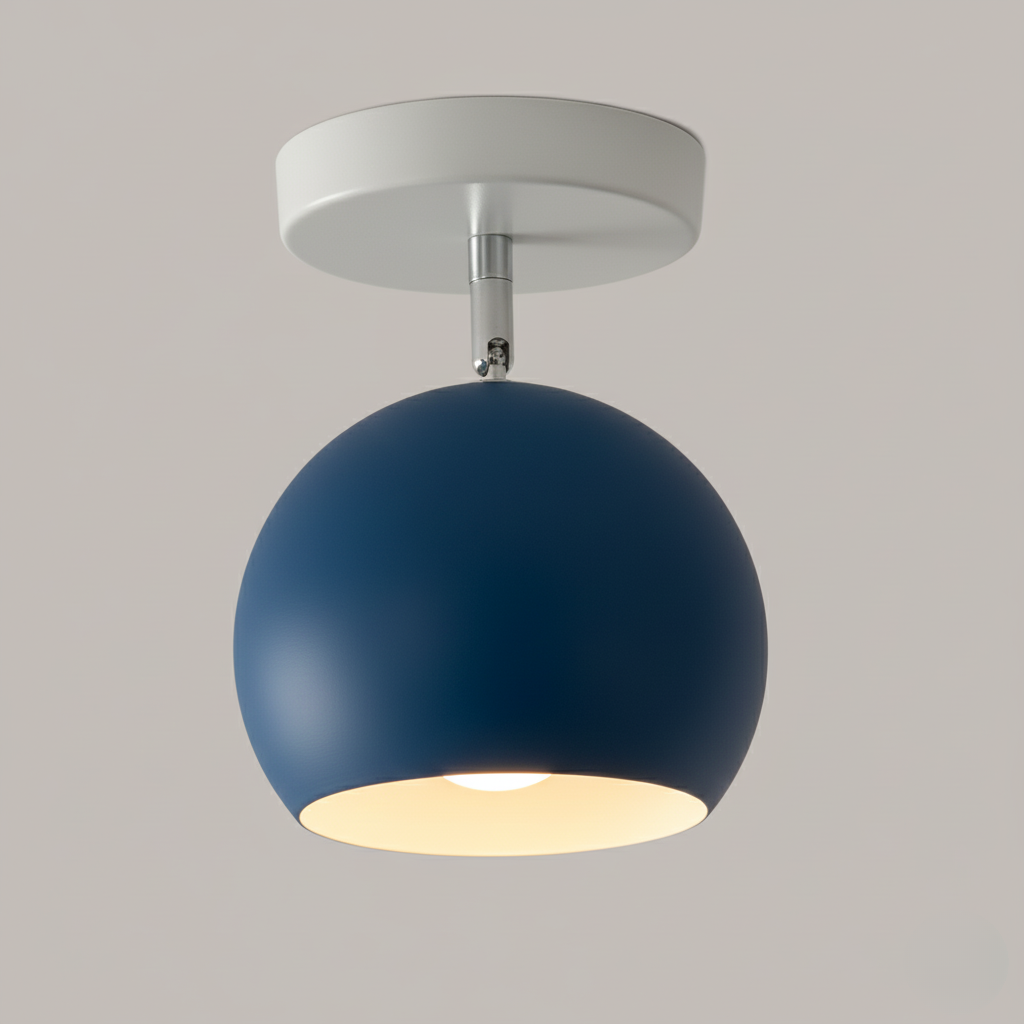 Moderne Scandinavische semi-flush plafondlamp