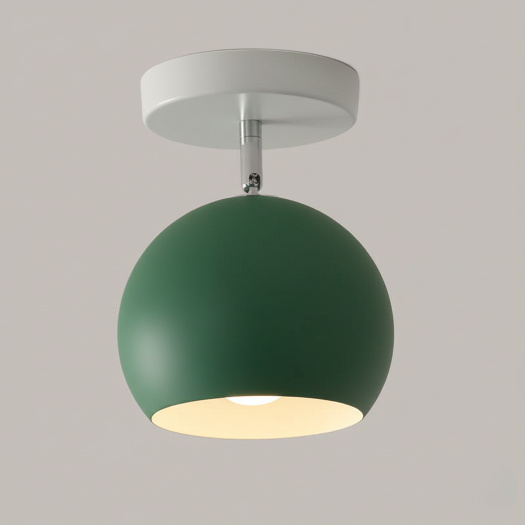 Moderne Scandinavische semi-flush plafondlamp