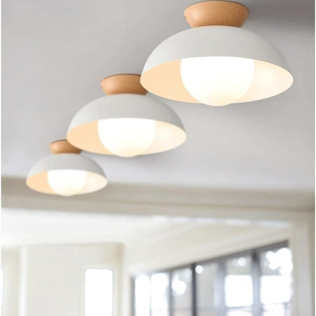Moderne minimalistische semi-flush plafondlamp