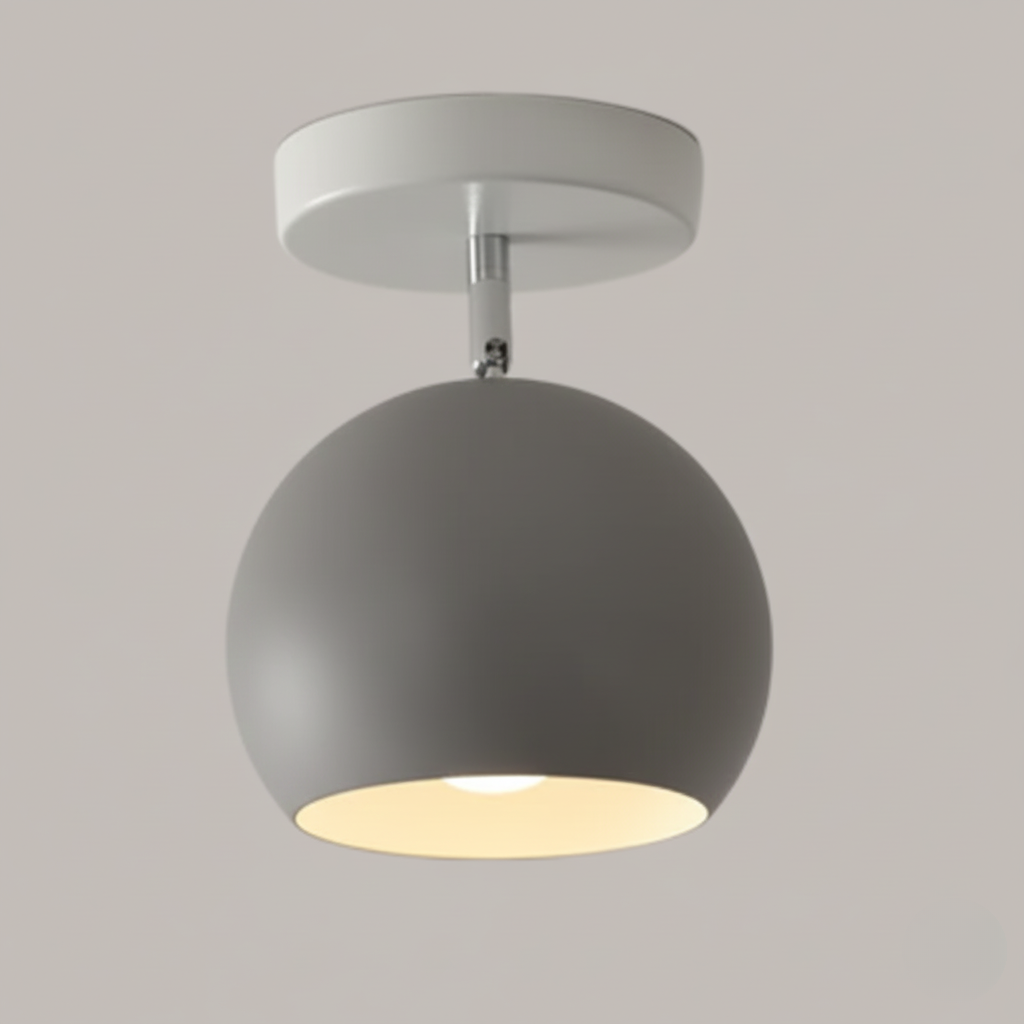 Moderne Scandinavische semi-flush plafondlamp