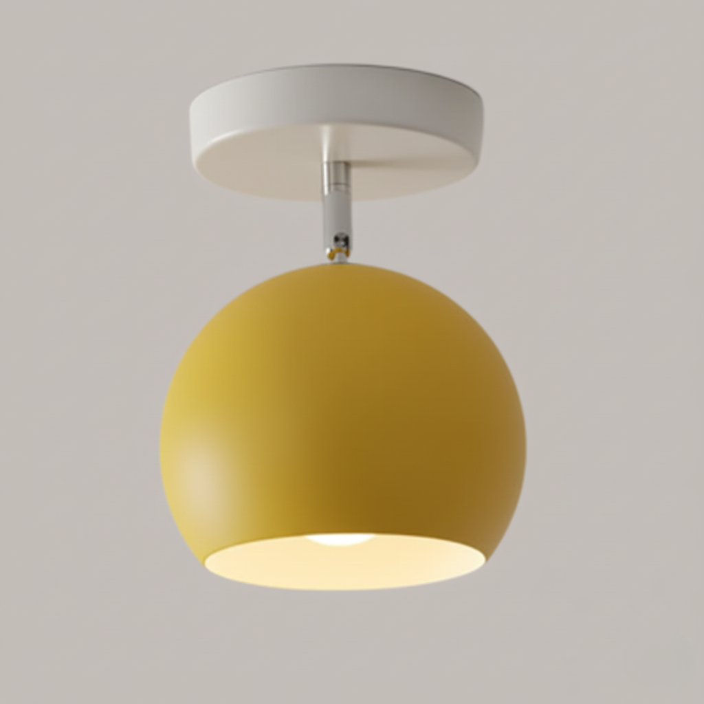 Moderne Scandinavische semi-flush plafondlamp