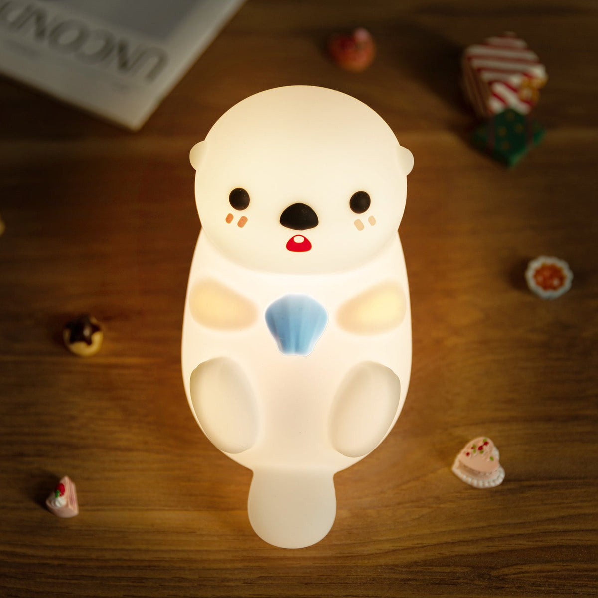Cheeky siliconen otter nachtlamp