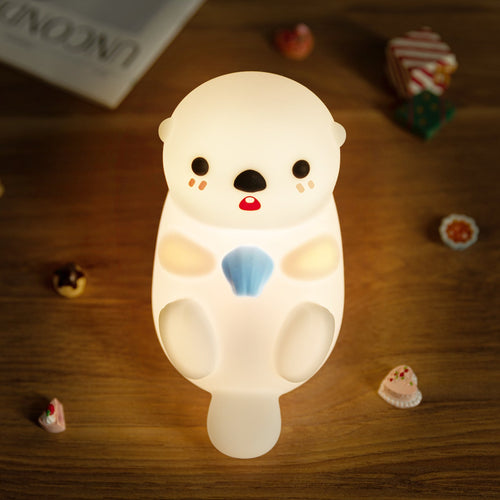 Cheeky siliconen otter nachtlamp