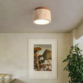 Radia Plafondlamp van Marmer en Hout
