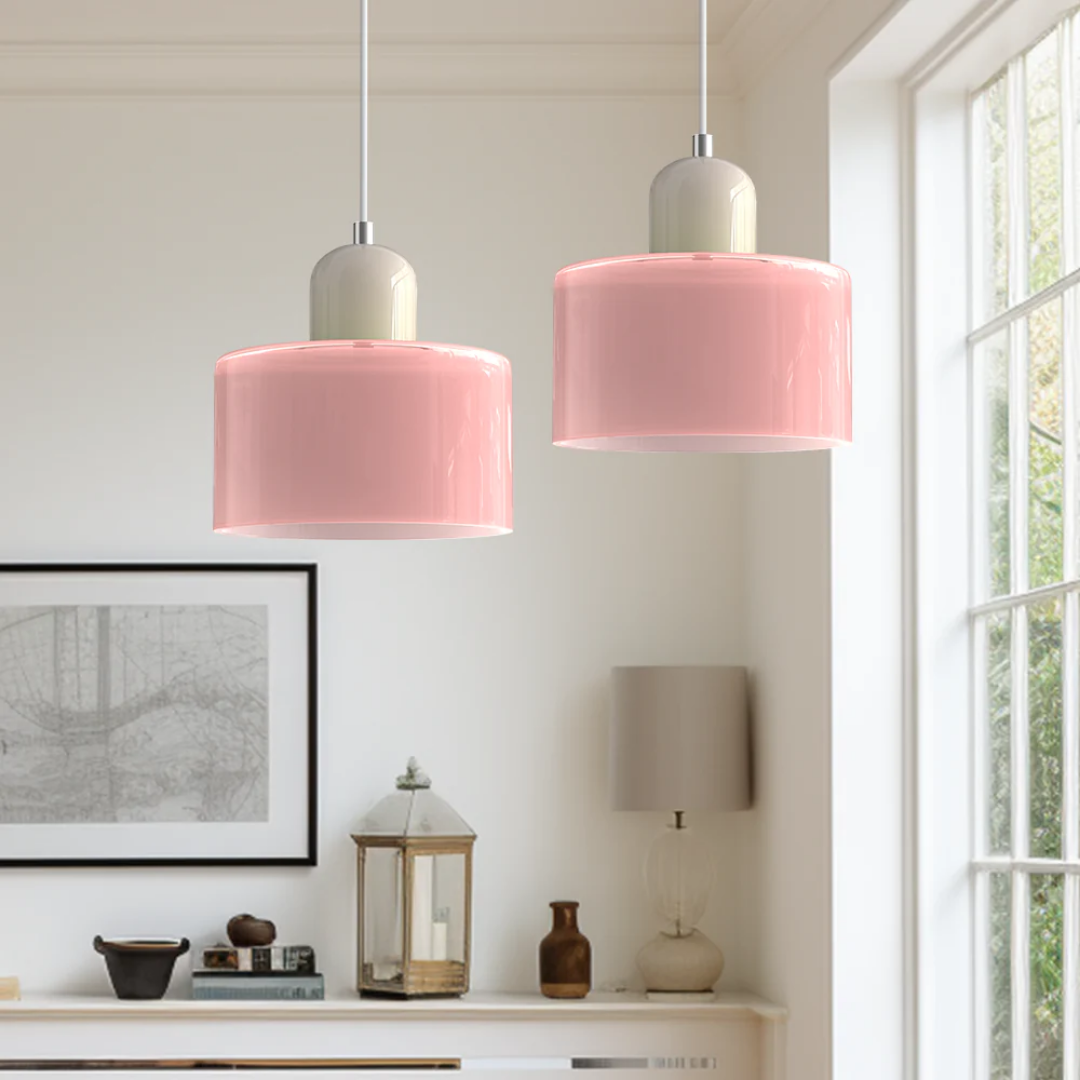 Retro Glazen Hanglamp