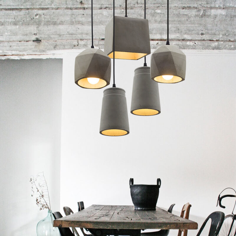 Industriële Cement Hanglamp