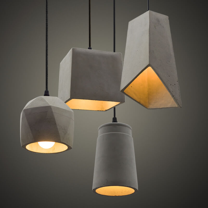 Industriële Cement Hanglamp