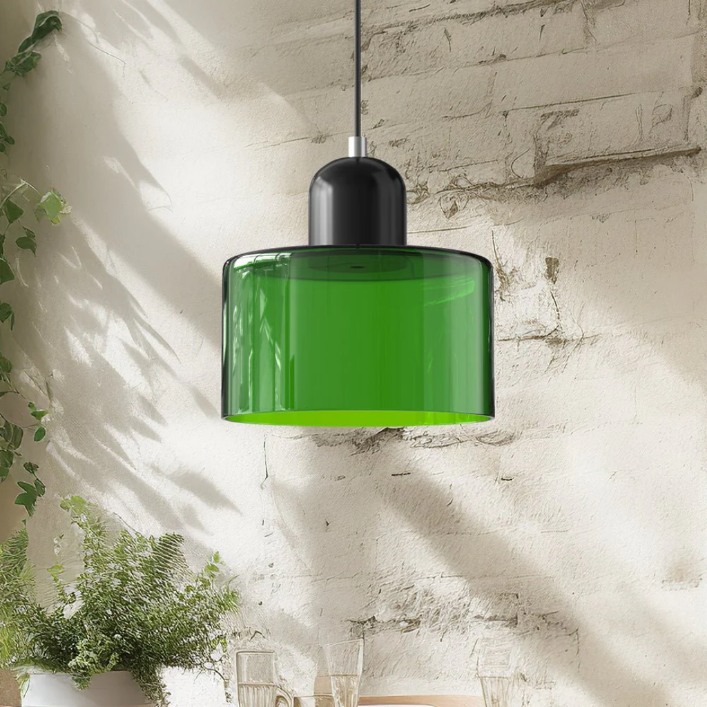Retro Glazen Hanglamp