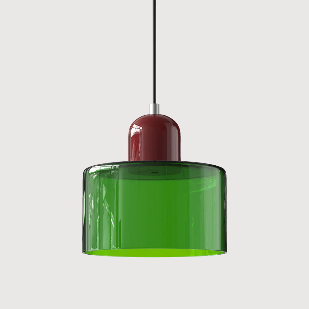 Retro Glazen Hanglamp